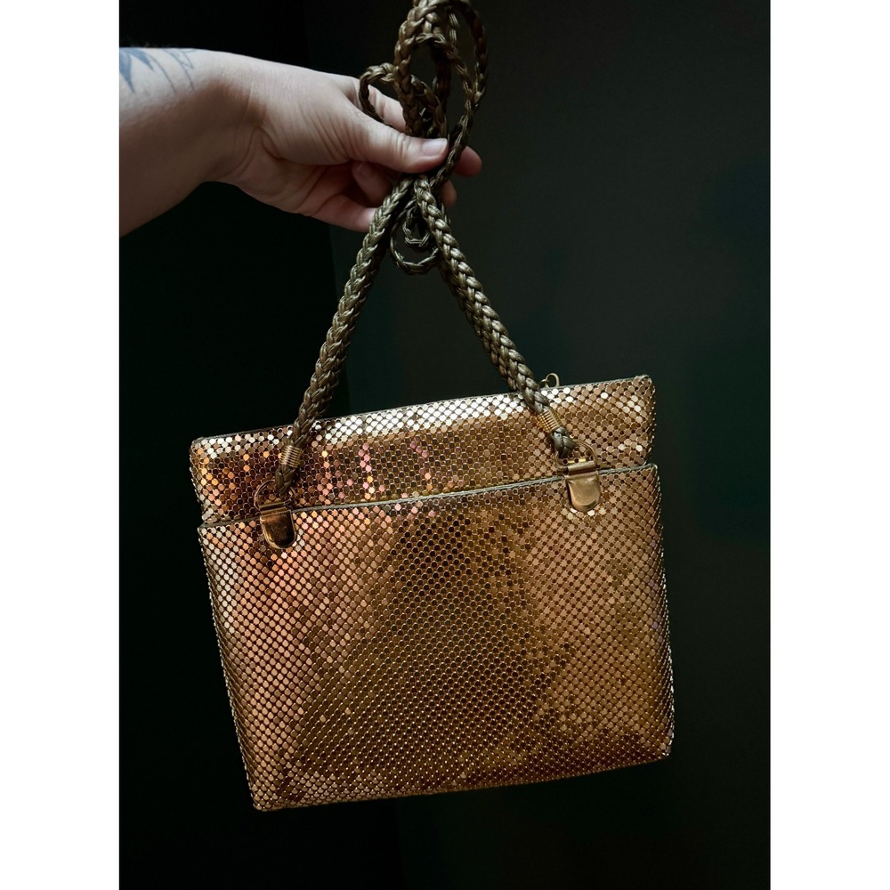 Vintage Y&S Original Gold Mesh Chain Handle Evening Bag